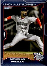 2025 Nicholas Padilla Choice Minor League Rookie Phillies Lehigh Valley Ironpigs