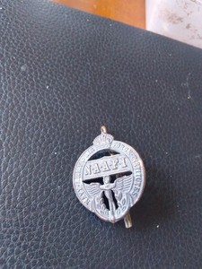 A NAAFI brass Cap Badge