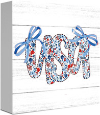 4Th of July Decorations Memorial Day Patriotic Red White and Blue Decorations Am