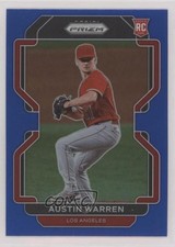 2022 Panini Prizm Tier II Blue Prizm Austin Warren #187 17tq