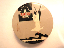 Allied Silk Typewriter Ribbon Tin WITH New/Sealed Vintage Ribbon Underwood Black thumbnail