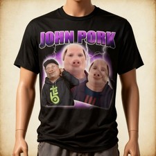 John Pork Funny Dank Meme Brainrot Humor T-Shirt unisex T-Shirt