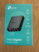 TP-Link EH210 Ethernet Splitter,1 to 2 Gigabit Network Space Grey
