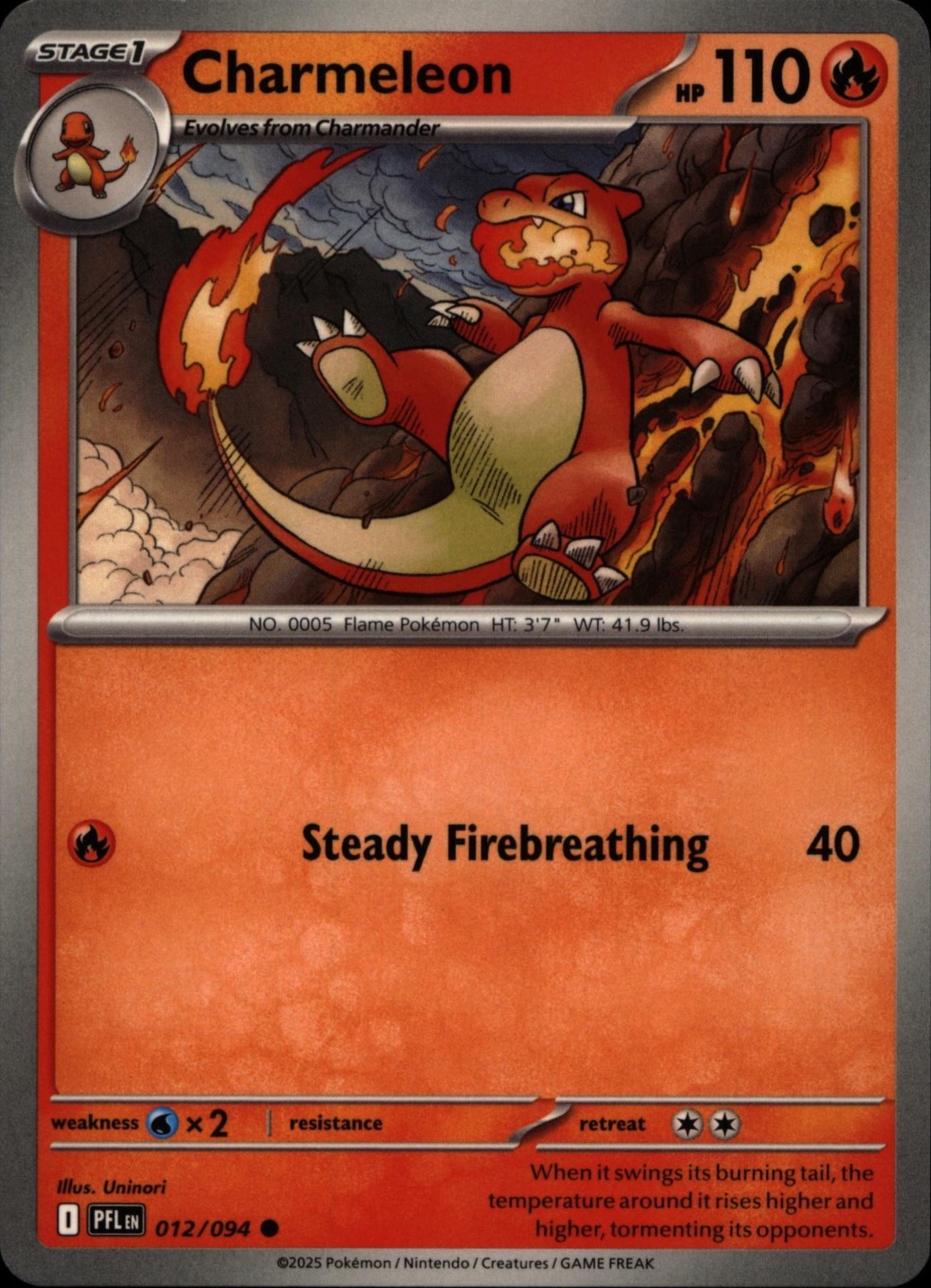 ME02: Phantasmal Flames #012/094 Charmeleon