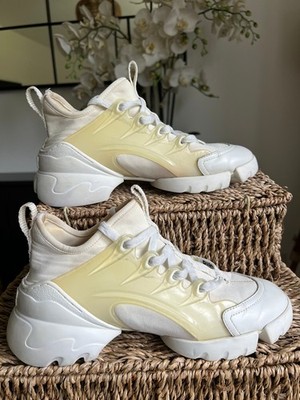 Christian Dior D-Connect Sneaker Gr. 38,5 Mesh & Gummi Turnschuhe UK 6