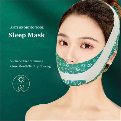 Anti-Snoring Sleeping Mask V-Shape Face Slimming Belt Health Aid
