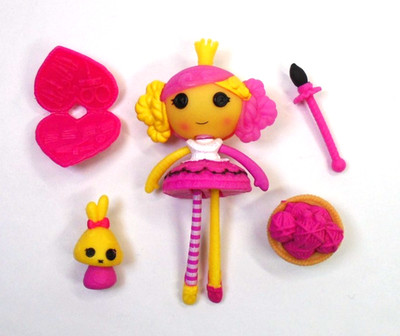 Lalaloopsy Mini 3  Lala-Oopsies Doll Princess Juniper Complete Set