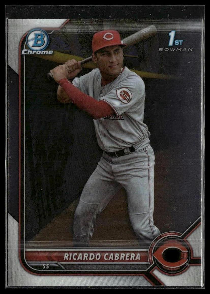 2022 Bowman Chrome #BCP-158 Ricardo Cabrera Prospects 1st Bowman