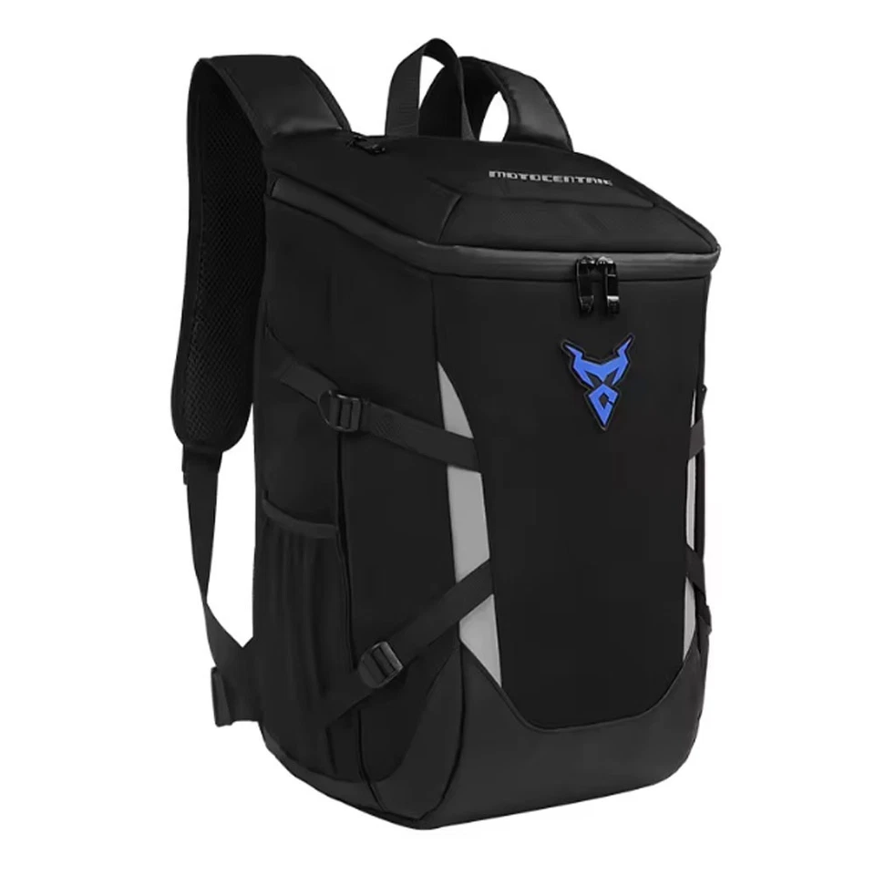 Motorrad Rucksack wasserdicht 28L Helm Tasche Reflektierend Outdoor Radfahren - Bild 2 von 4