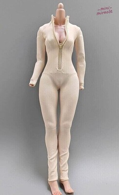 1PC 12'' Action Figure Female Jumpsuit 1/6 Scale Overalls Bodysuit Unique