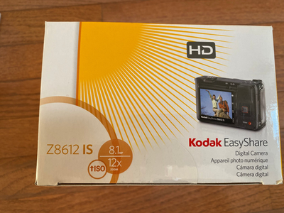 Kodak EasyShare Z8612 IS 8.1MP Digital Camera - Black for sale
