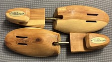 Allen Edmonds XL Cedar Shoe Tree Split Toe Aromatic Absorbing Wood Made USA Pair