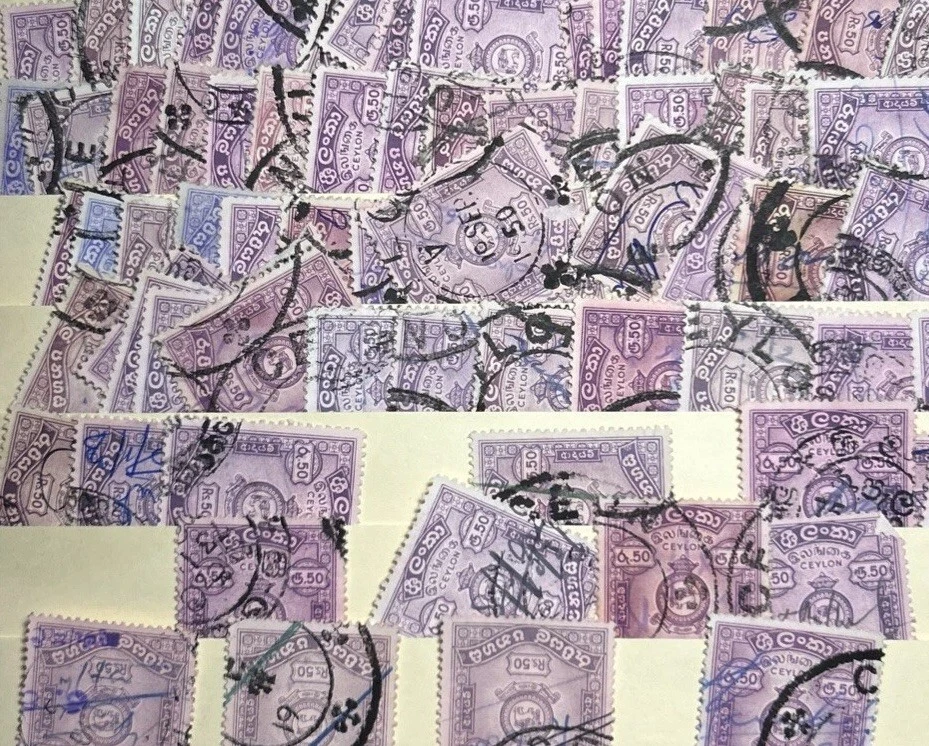 Selección 100+ colores CEYLON tesoro 1900’s lote PARCIAL LEER DESCRIPCIÓN (No todos) Foto 2 de 4