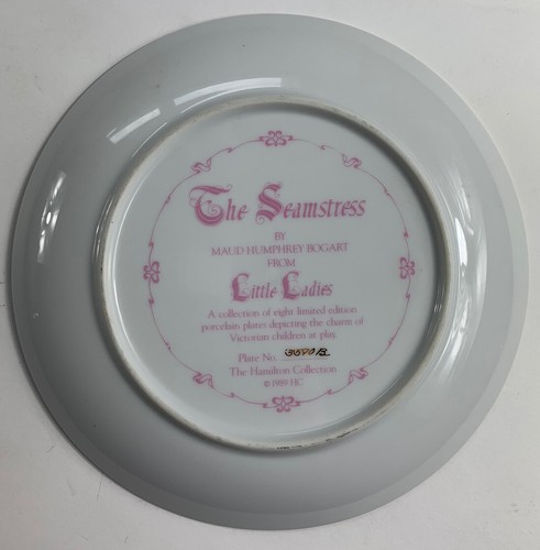 LOT of 7-"Little Ladies"HAMILTON PLATES By Maud Humphrey Bogart, Beautifully Vtg - Picture 14 of 16