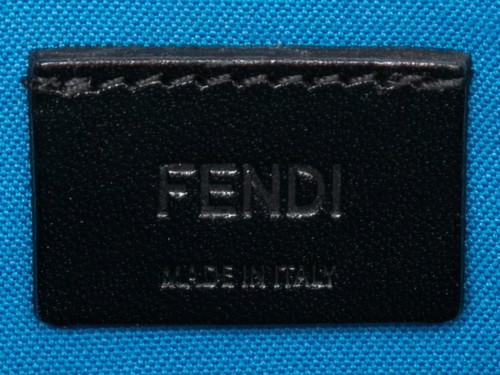 Blue & Multicolor Fendi Monster Zip Pochette - Picture 3 of 4