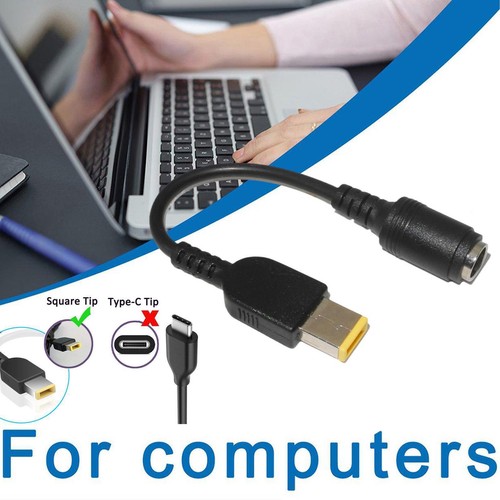 For Thinkpad Round Jack to Square Plug Adapter H Power Converter L1G8 - Afbeelding 2 van 12
