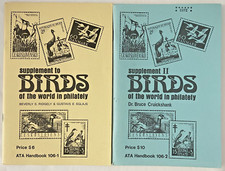 BIRDS of The World in Philately 1986 Supplement and 1990 Supplement II ATA SB
