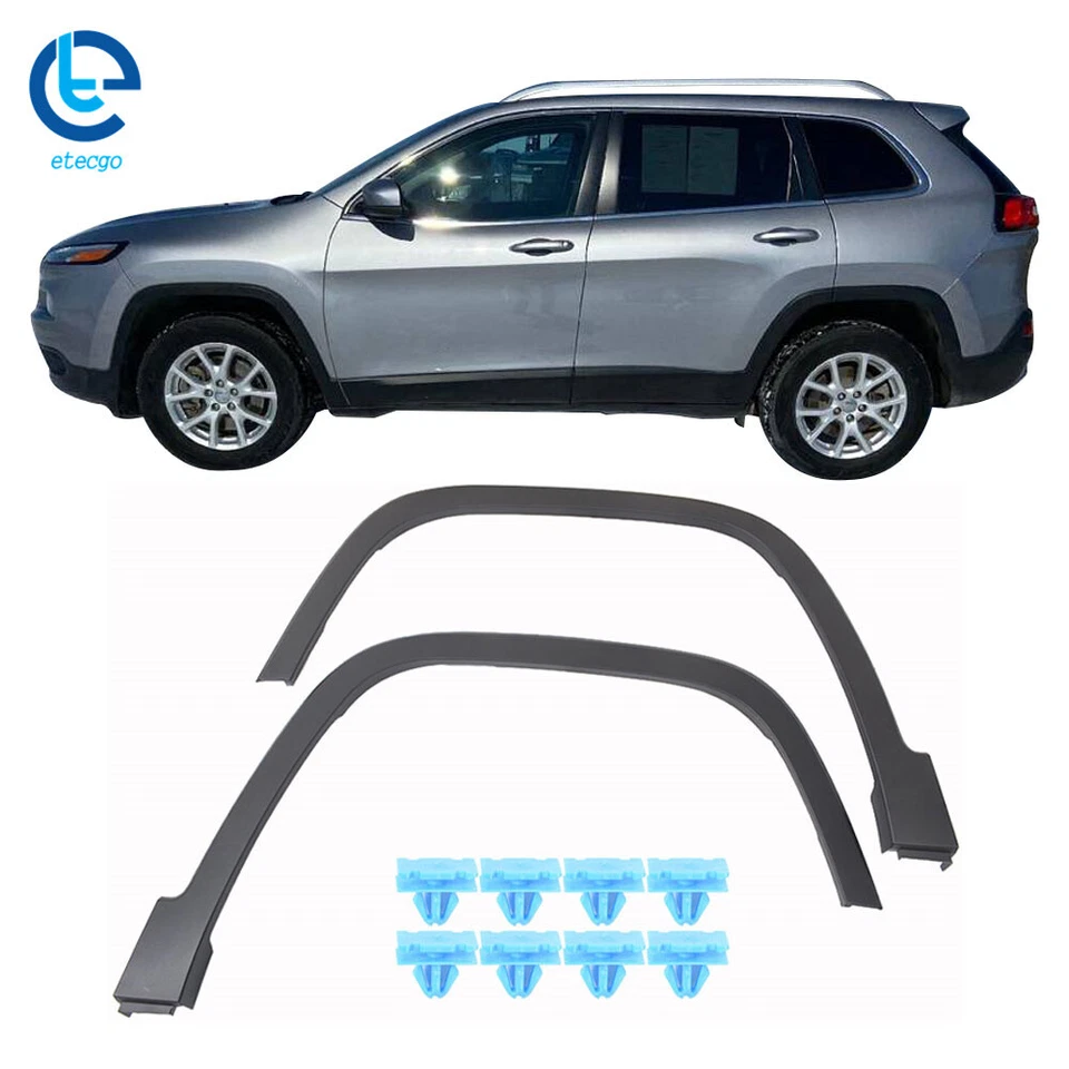Fender Flares For 2014-2017 Jeep Cherokee Front Left & Right CH1291111 2PCS Foto 2 de 4