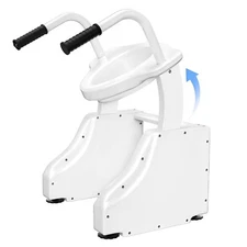 Electric Toilet Seat Riser with Handles–Powered Elevating Toilet Seat forSeniors