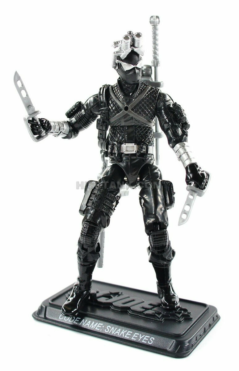 Joe 25th Anniversary Original Snake Eyes Action Figure Gi Joe 25th