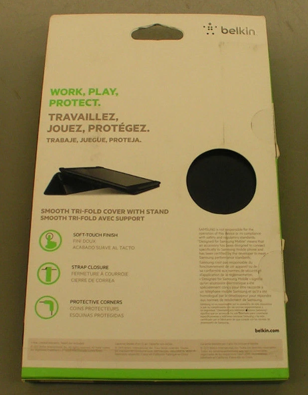 Funda Belkin Suave Triple Plegable con Soporte para Samsung Galaxy Note 8.0 F7P089ttC00 Foto 2 de 2