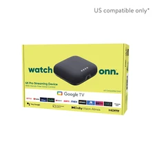 Google TV 4K Pro Streaming Device Wi-Fi 6 Dolby Vision Atmos 32GB Storage NEW