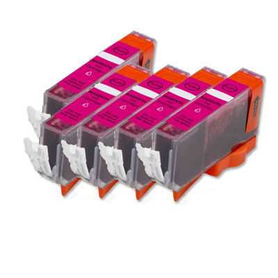 5 PK MAGENTA Ink w/ CHIP for CLI 226 M Canon Pixma MG8120 MG8220 MX882 MX892
