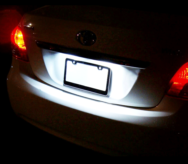 Xotic Tech LED Strobe Combo – Reverse & License Plate Lights For Toyota Camry Corolla RAV4 Highlander