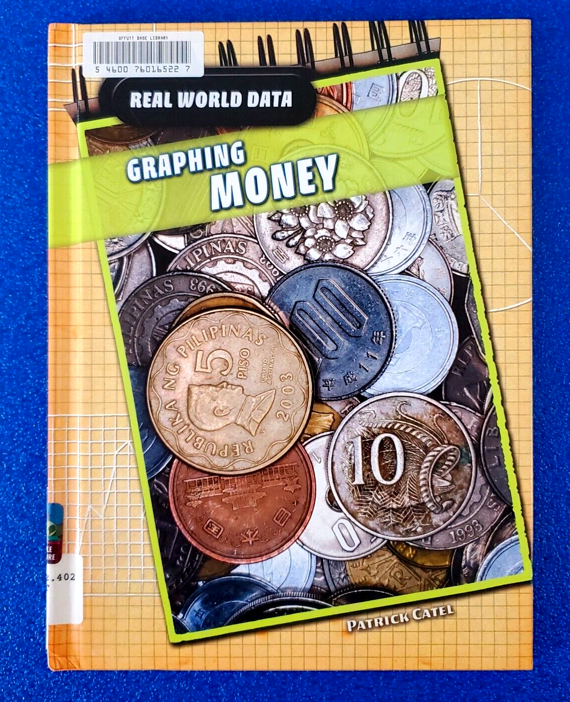GRAPHING MONEY HARDCOVER REAL WORLD DATA CHILDREN'S PICTURE BOOK FREE SHIPPING