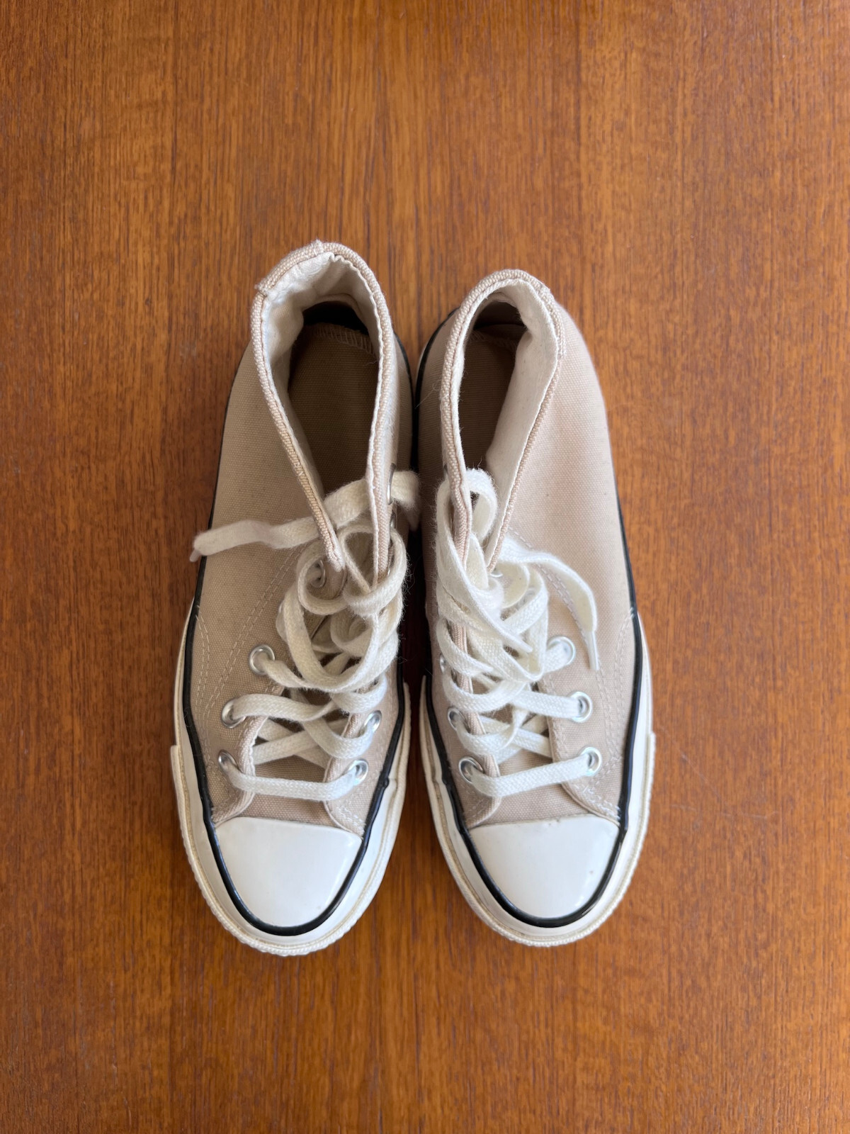 Converse Chuck 70 Hi Oat Milk/Egret/Black Unisex Size 5 (M 3)-image