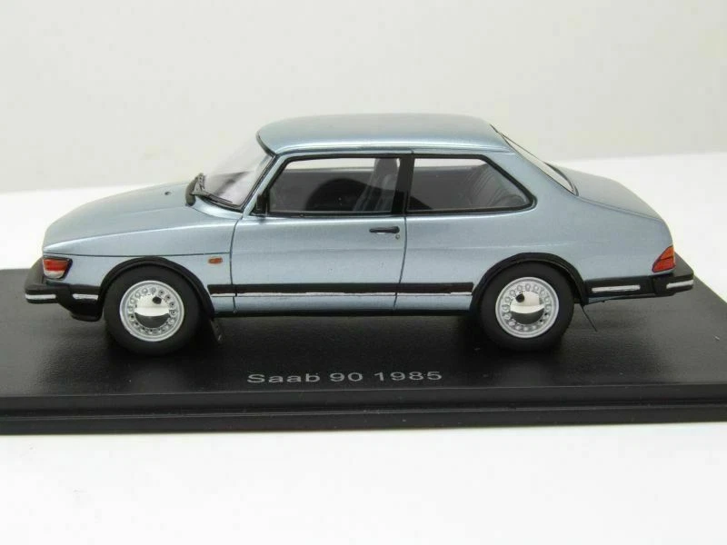 Saab 90 1985 Light Blue Metal Neo 43674 1/43 Resin Model Car Sweden - Image 2 of 4