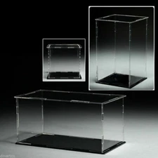 Acrylic Plastic Display Case Box Dustproof Self-Assembly Various Sizes to Choose