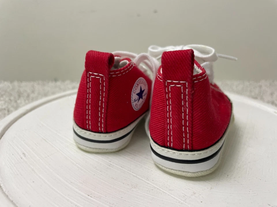 Zapatillas Converse Chuck Taylor All Star Zapatos Niño Pequeño 2 Lona Con Cordones Bajo Rojo Foto 4 de 4