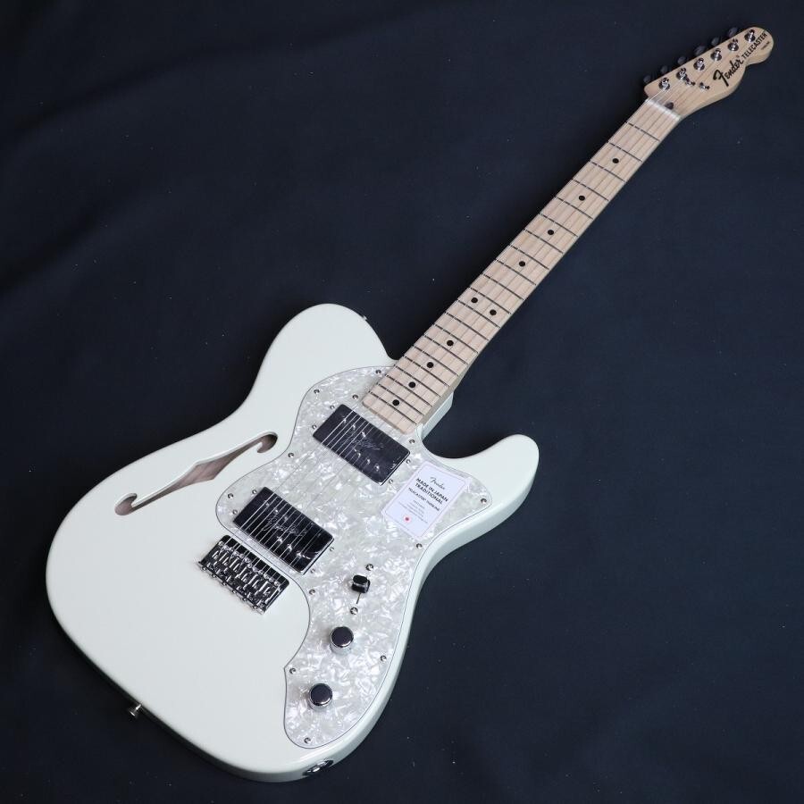 Fender Made in Japan Traditional 70s Telecaster Thinline Olympic White