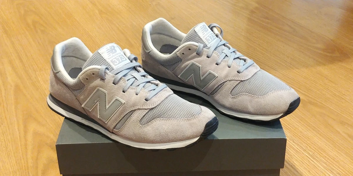 MEN New Balance 373 Trainers Grey White UK 10 Very good condition