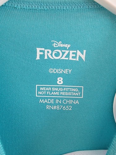 Disney Princess Frozen T-shirt and Pajama 2 Piece Set Big Girls 8 Multicolor - Picture 17 of 23