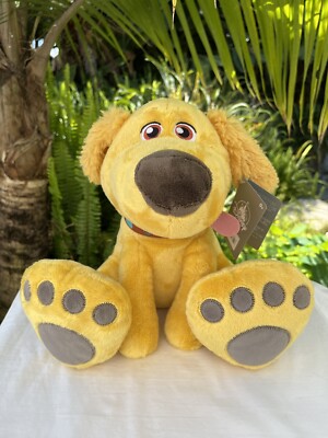 Disney Parks Pixar's UP Dug the Dog Big Feet Plush Figure 11'' NWT