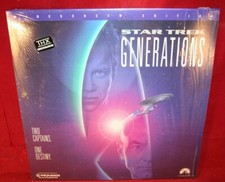 Laserdisc K  Star Trek Generations  AC-3 Patrick Stewart William Shatner WS