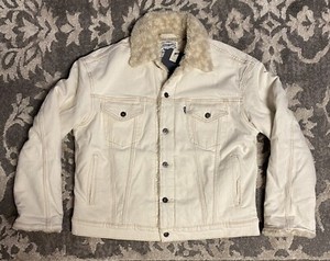 off white sherpa jacket