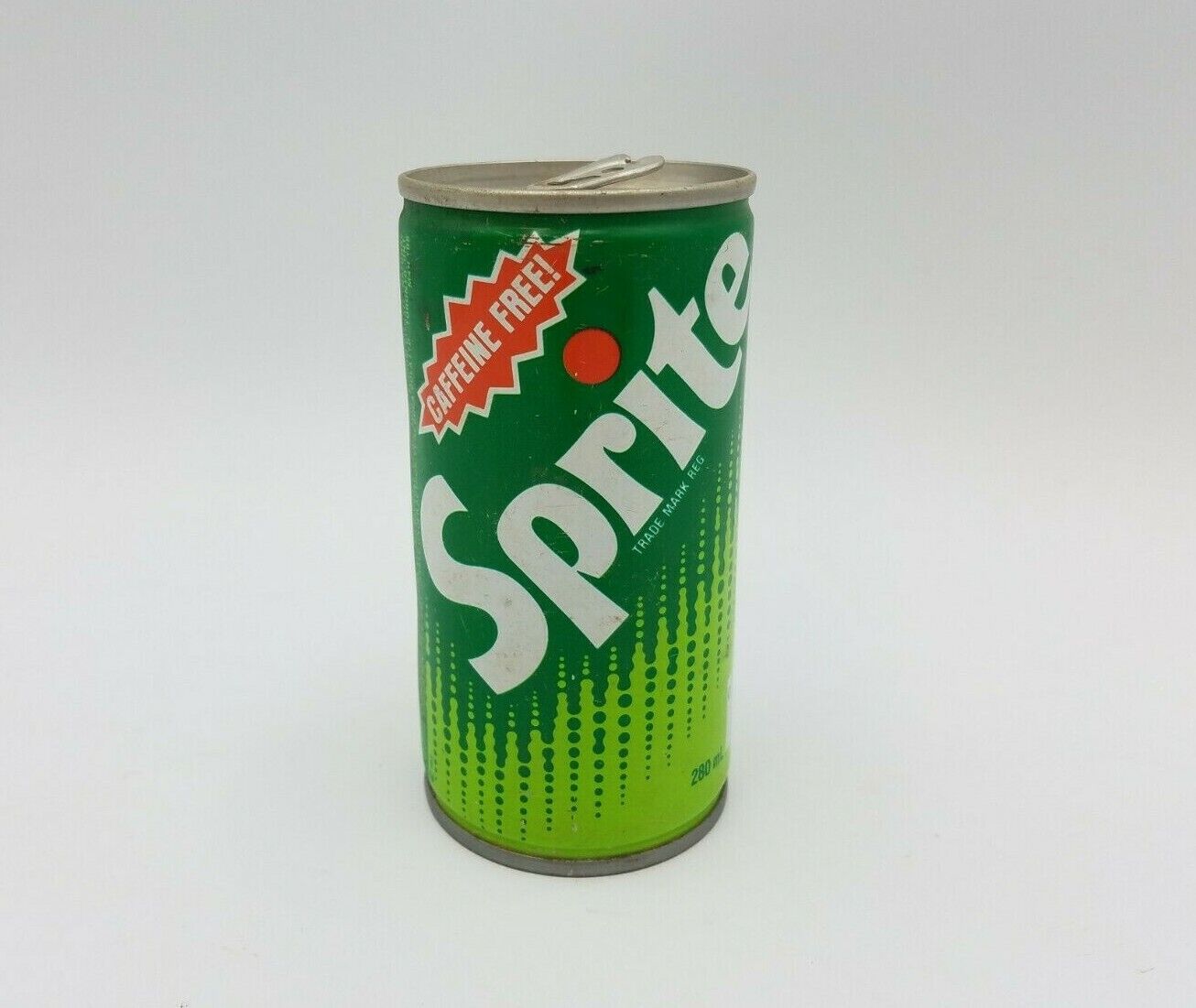 Vintage Sprite Soda Pop Drink Tin Can Caffeine Free 280mL Toronto Canada  Green