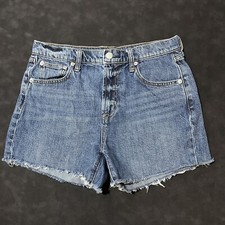 Vintage Gap Denim Womens High Waisted Shorts Kanye Cut-Off Size 29 Waist