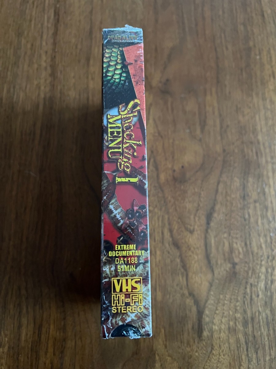 Shocking Menu 1 Dead Alive Productions VHS BRAND NEW SEALED Mondo