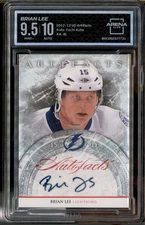 2012 UD Artifacts Auto Facts Autograph Brian Lee Arena Club 9.5