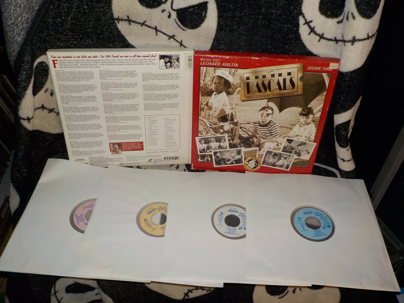 The Little Rascals Vol 1,2,3,4, Rascal Dazzle & 1994 Film Laserdisc LD Free Ship