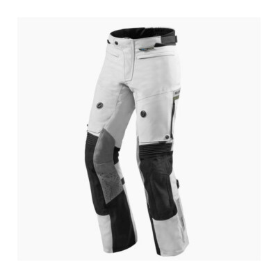 Rev'it Dominator GTX wasserdichte Gore-Tex Motorradhose hellgrau-grün M