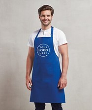 Personalised Custom printed apron Pocket Baking chef cooking Workwear Logo Text