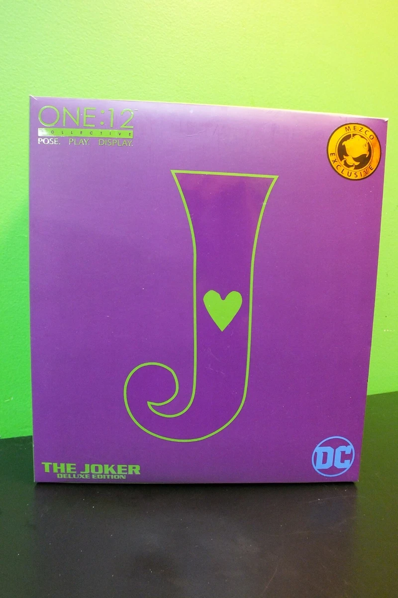 Mezco One:12 Collective The Joker Deluxe Edition MDX Exclusive INCOMPLETE