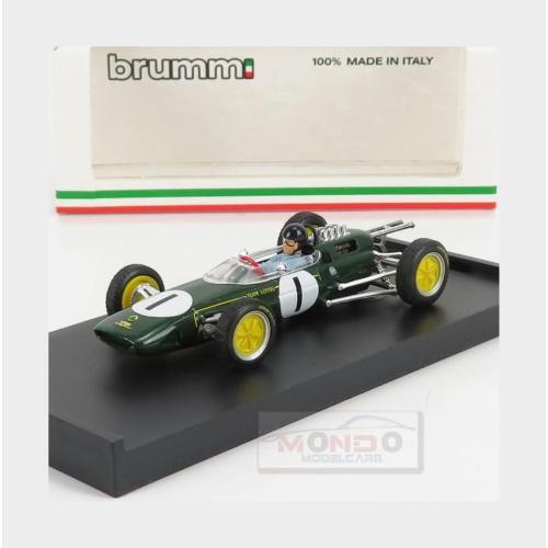 1:43 BRUMM Lotus F1 25 #1 Winner Belgium Gp Jim Clark 1963 WC + Driver R331-CH M - Picture 2 of 2