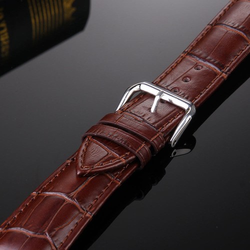 For Apple Watch 38/40/41/42/44/45/49mm Genuine Leather Wrist Strap Watch Band - Picture 6 of 15