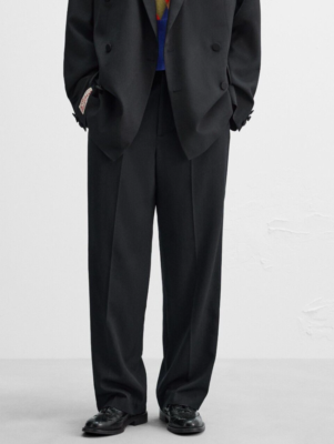 ZARA×ハリー・ランバート　ワンタックスラックス ザラがハリー・スタイルズのスタイリストとコラボ ヴィンテージから